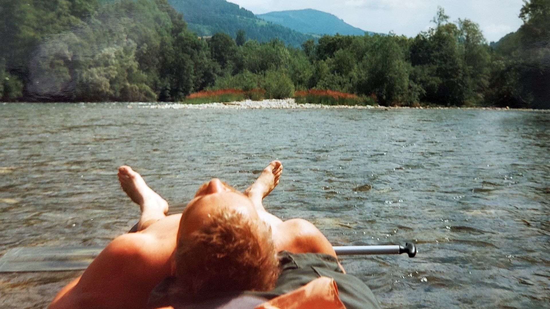 Kajak, Fluss Mur, Abschnitt Murau - Unzmarkt reif für die Insel 🛶 Peter F.