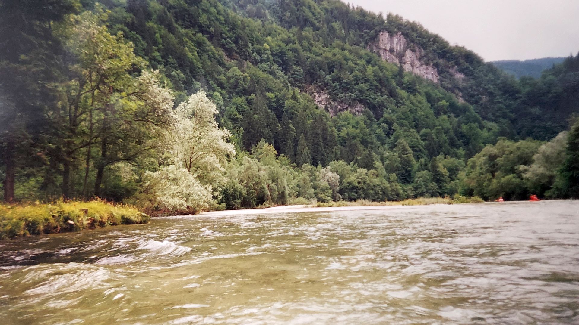 Kajak, Fluss Sava Bohinjka, Abschnitt Bohinjska Bistrica - Soteska unschwierige Fahrt 