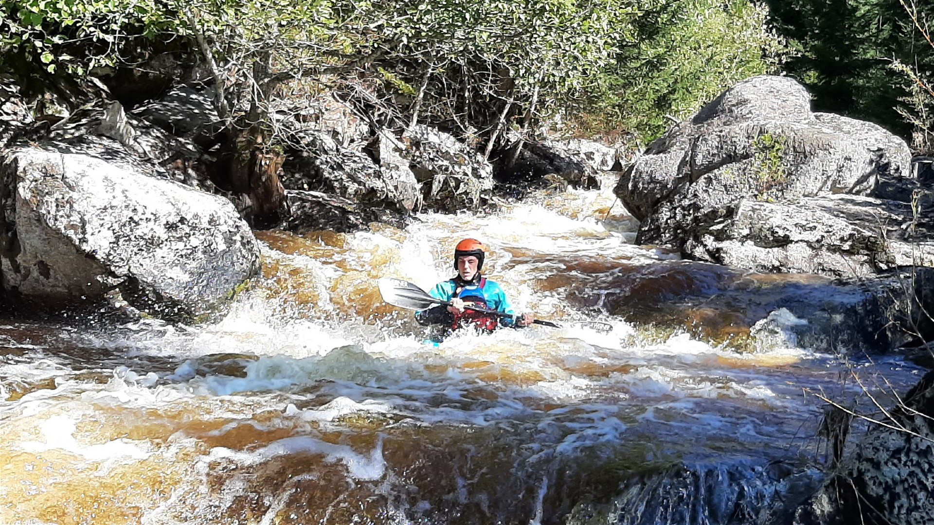 Kajak, Fluss Schwarze Aist, Abschnitt Harrachstal - Weitersfelden vor Harrachstal 