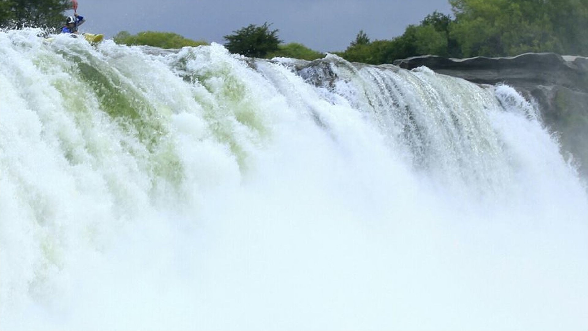 Kajak, Fluss Maruia River, Abschnitt Maruia Falls Maruia Falls 