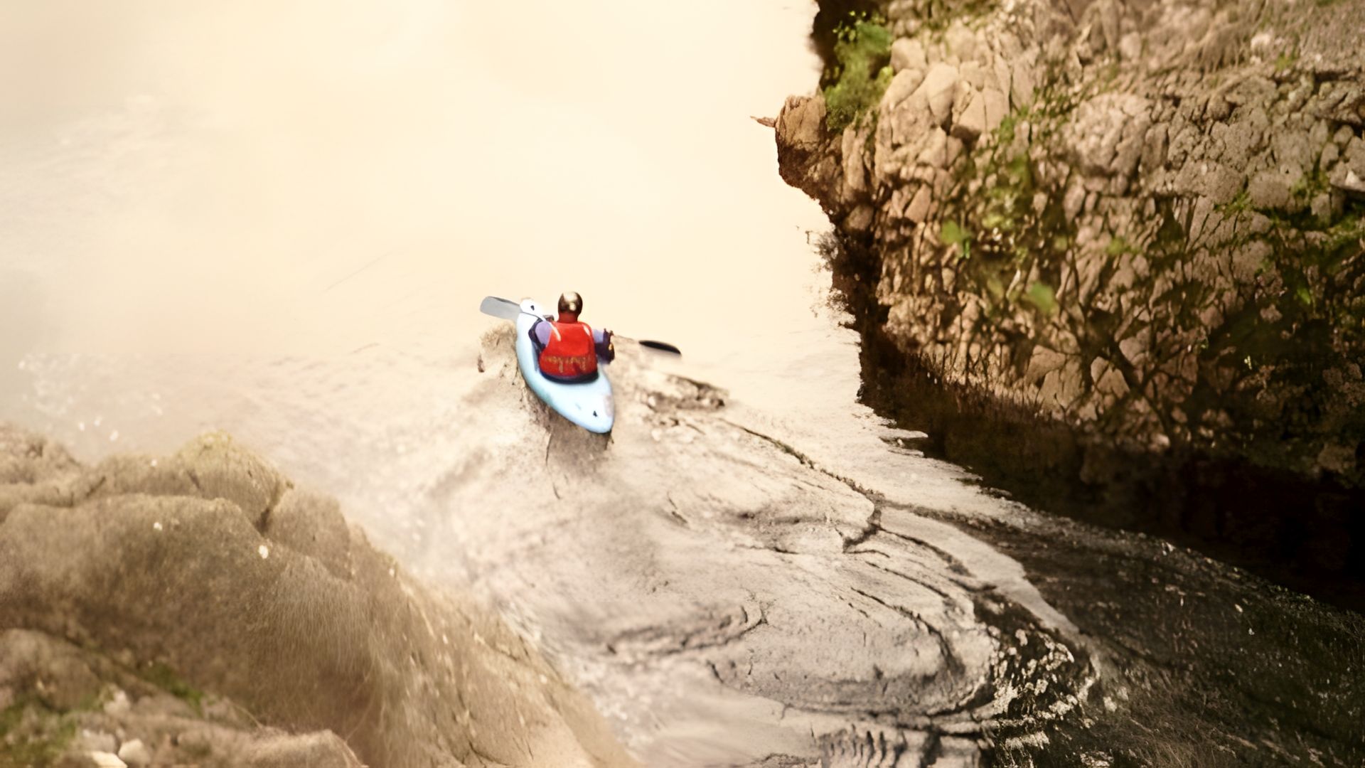 Kajak, Fluss Findhorn, Abschnitt Randolph