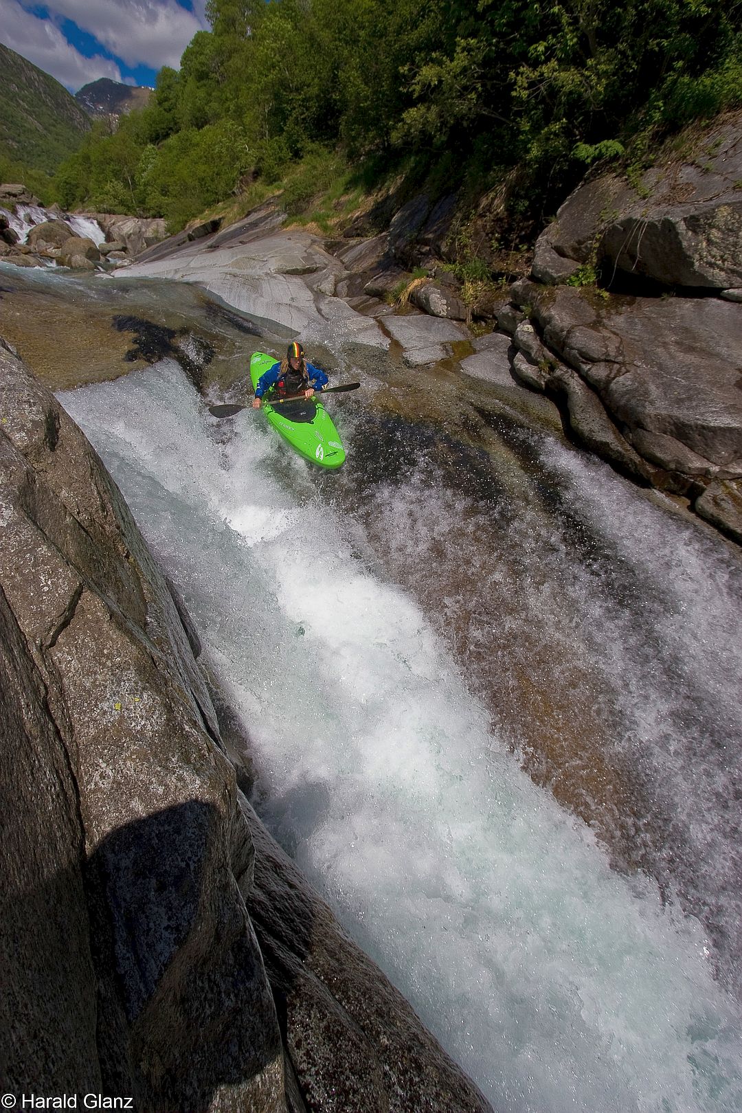 Kajak, Fluss Chiusella, Abschnitt Fondo - Straßenbrücke (Obere Chiusella) steil 🛶 Reiner G.