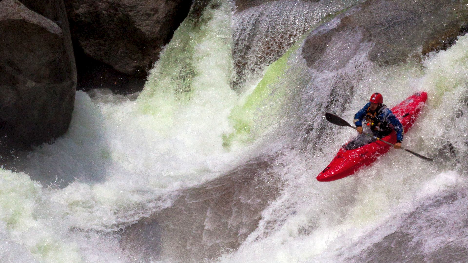 Kajak, Fluss Orco, Abschnitt Noasca - Campingplatz (Oberer Orco) die selbe Stelle 🛶 Harald G.