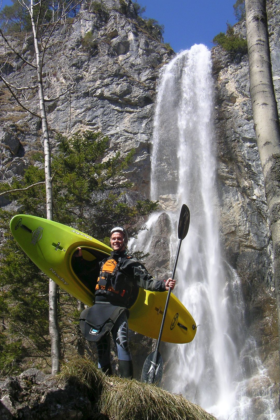 Kajak, Fluss Ötscherbach, Abschnitt Schleierfall - Erlaufboden (Ötschergräben) Mirafall 🛶 Thomas R.