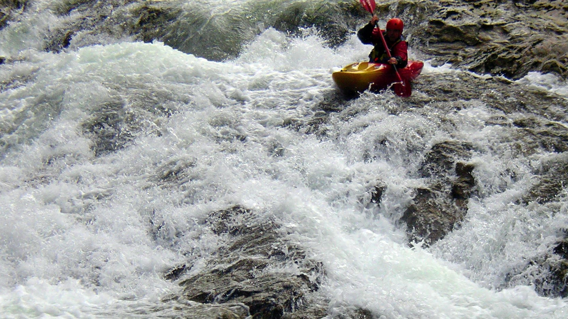 Kajak, Fluss Ötscherbach, Abschnitt Schleierfall - Erlaufboden (Ötschergräben) Hintere Tormäuer 🛶 Peter F.