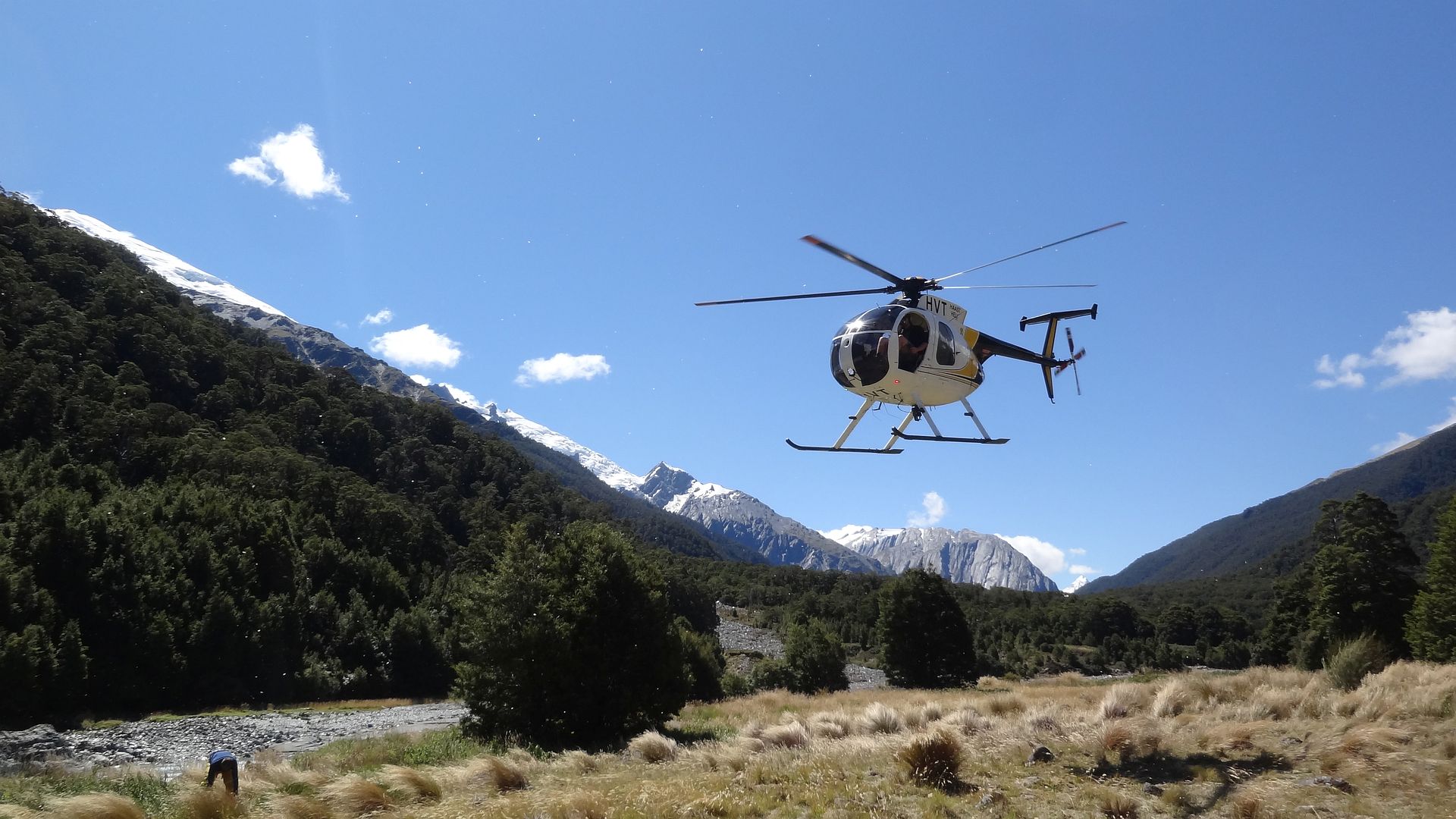 Kajak, Fluss Landsborough River, Abschnitt Kea Flat - Haast River Einstiegstelle 