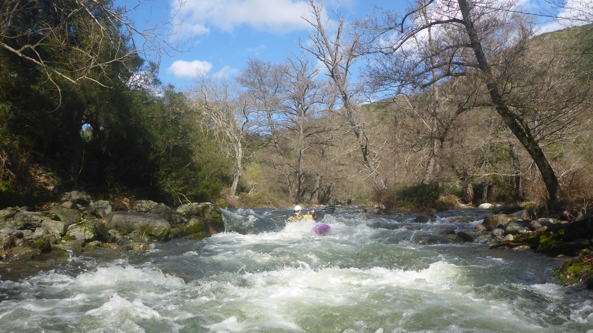 Kajak, Fluss Tartagine, Abschnitt Untere Tartagine flotte Schwälle 🛶 Franz P.