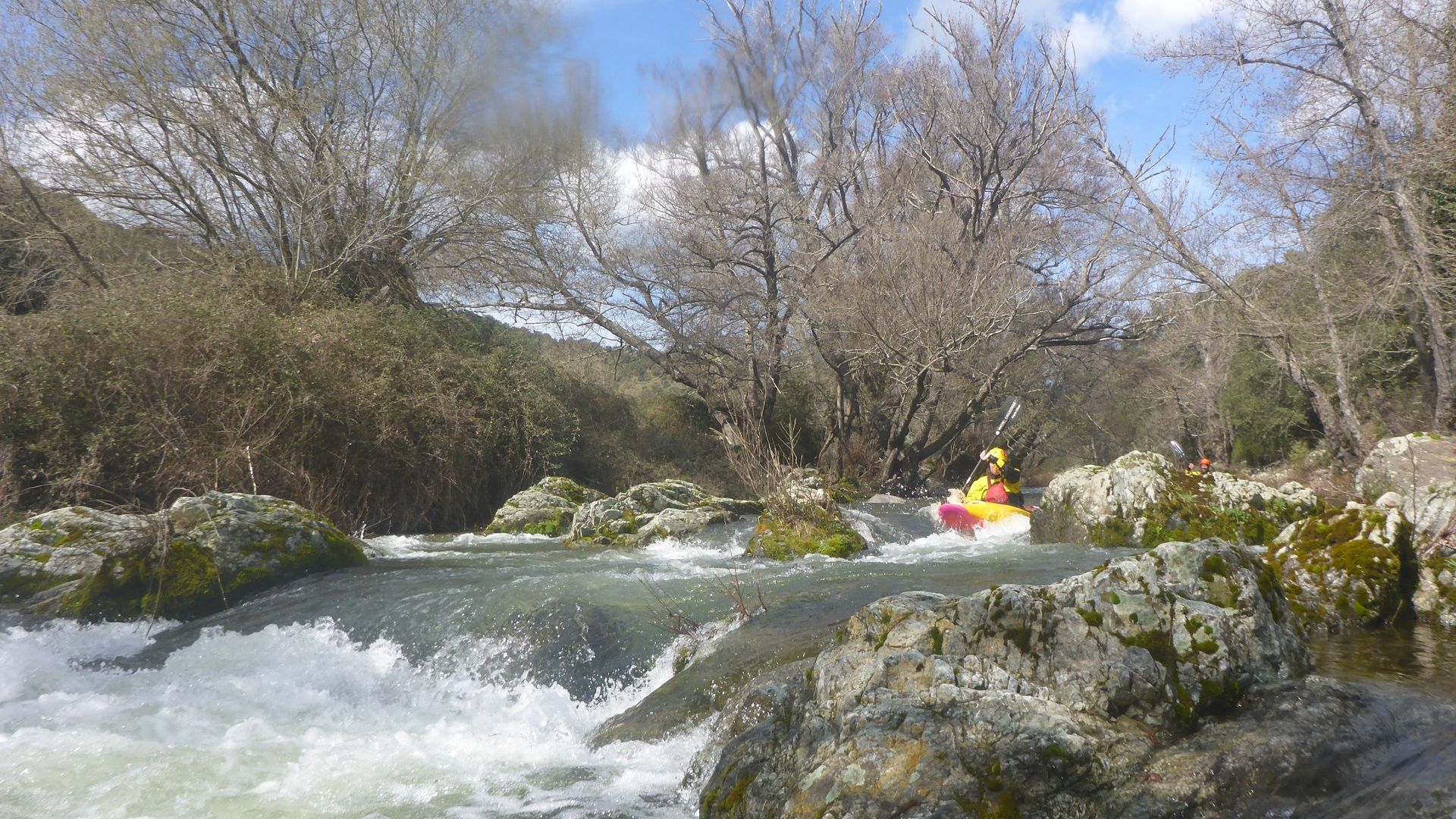 Kajak, Fluss Tartagine, Abschnitt Untere Tartagine Stufen 