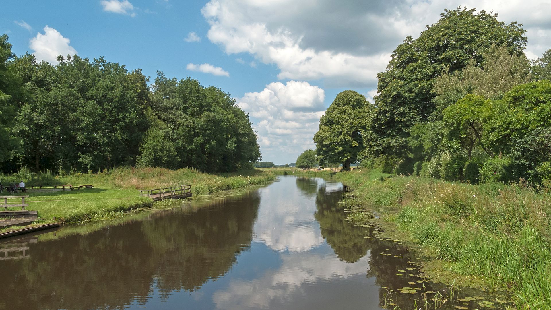 Kajak, Fluss Hunze, Abschnitt De Hilte - De Groeve (Unterlauf)