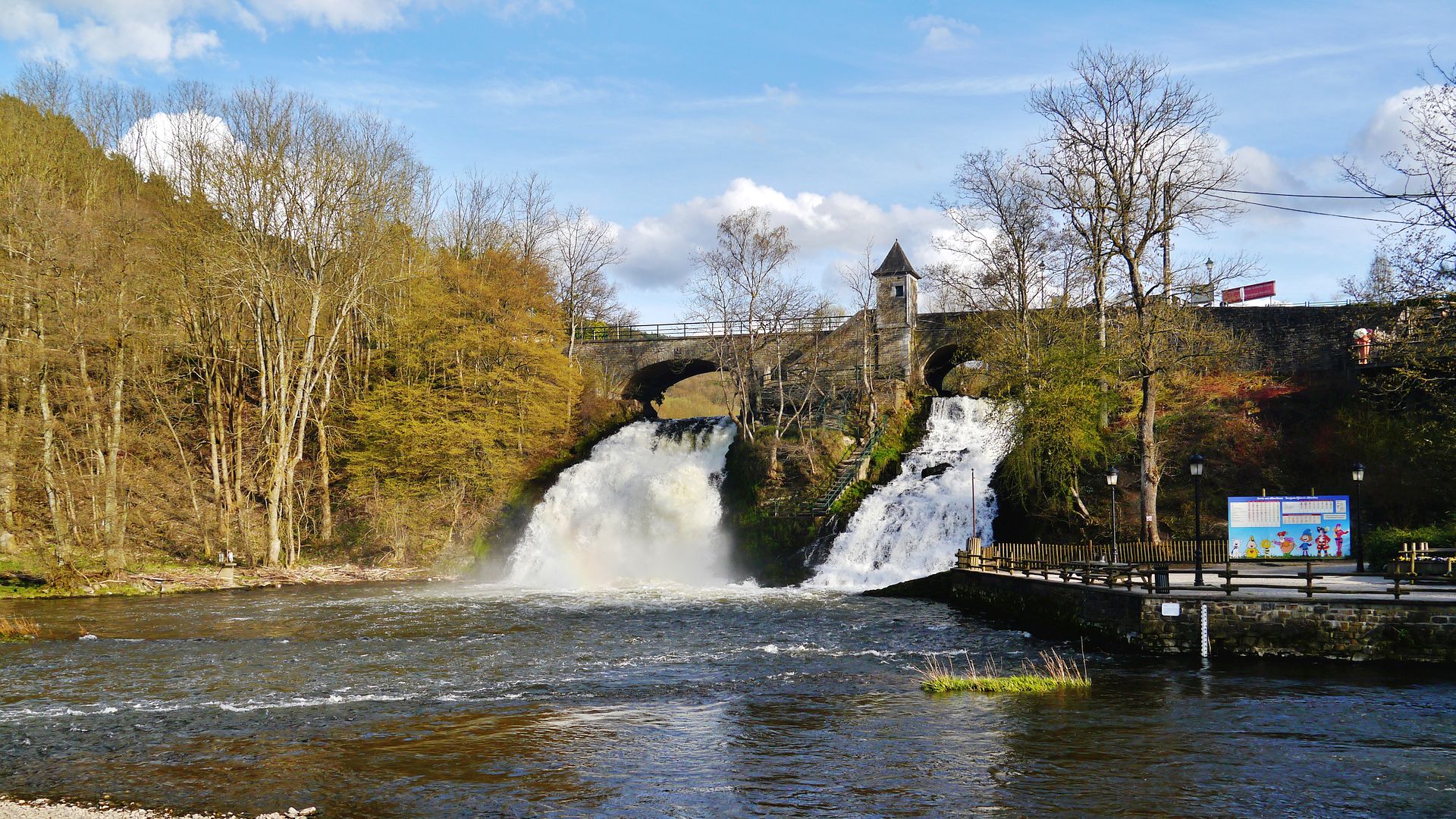 Kajak, Fluss Amblève (Amel), Abschnitt Coo - Lorcé