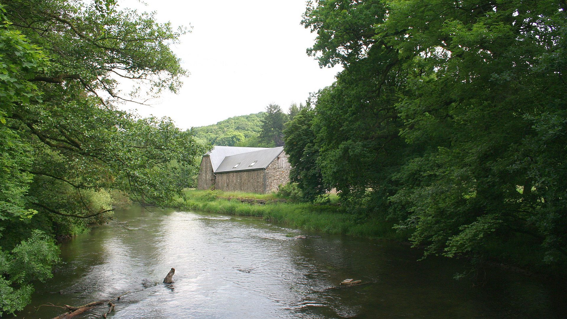 Kajak, Fluss Lesse, Abschnitt Pont des Barbouillons - Chanly (Mittellauf)