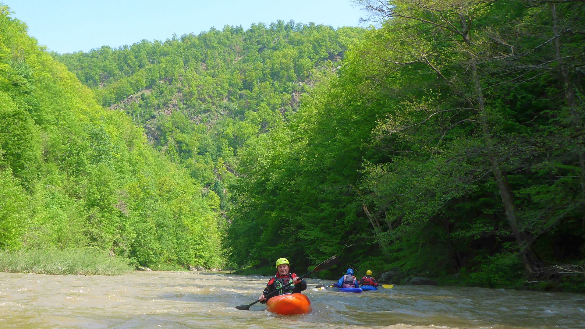 Kajak, Fluss Lăpuș, Abschnitt Târgu Lăpuș - Remecioara (Schlucht) einsames Tal 