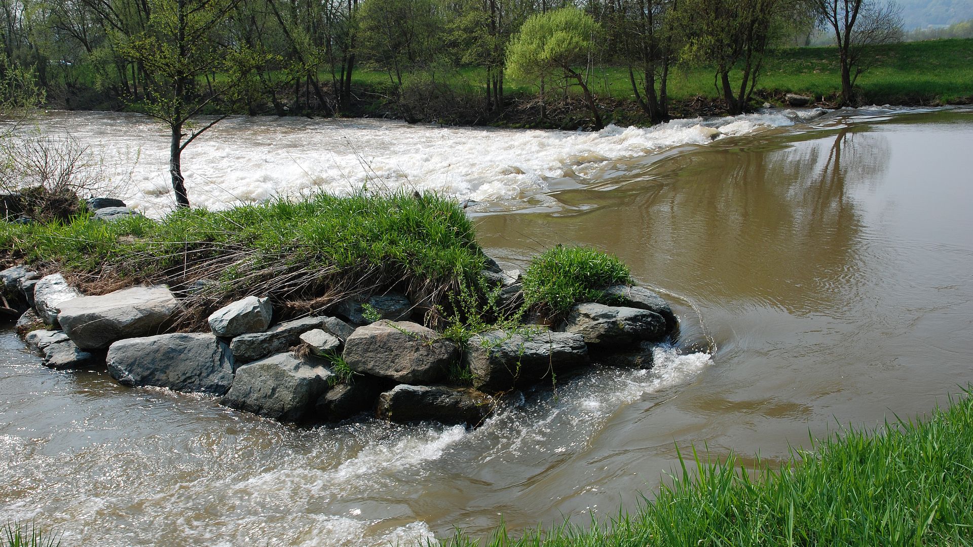 Kajak, Fluss Lafnitz, Abschnitt Rohrbach - Burgau