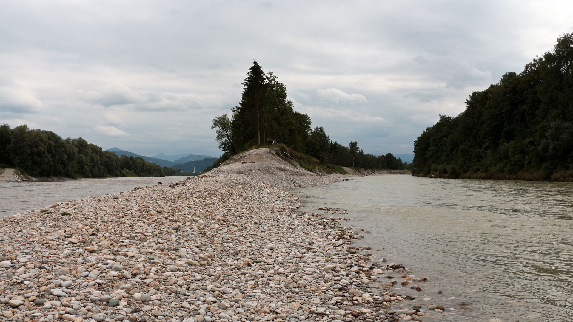 Kajak, Fluss Saalach, Abschnitt Freilassing - Salzach