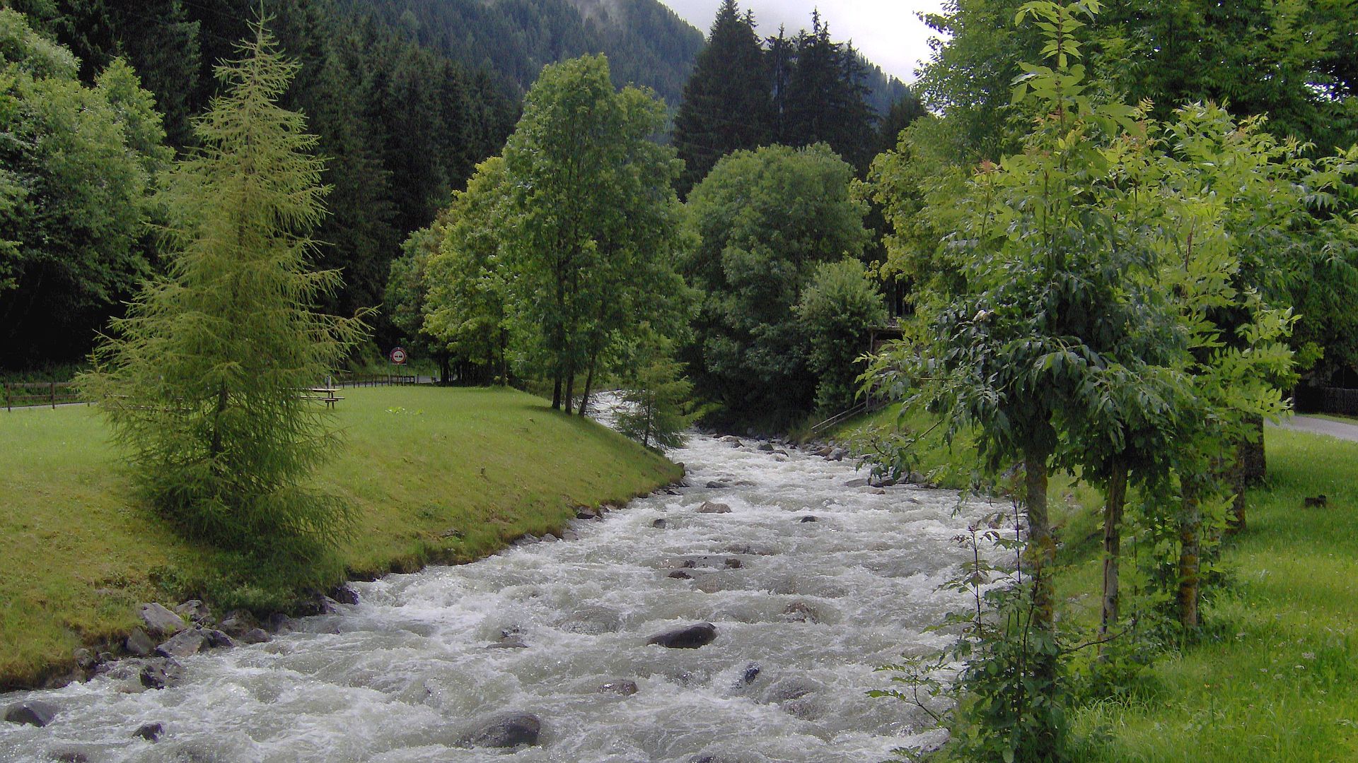 Kajak, Fluss Melach, Abschnitt Bodnerbrücke - Sellrain (Obere Melach)