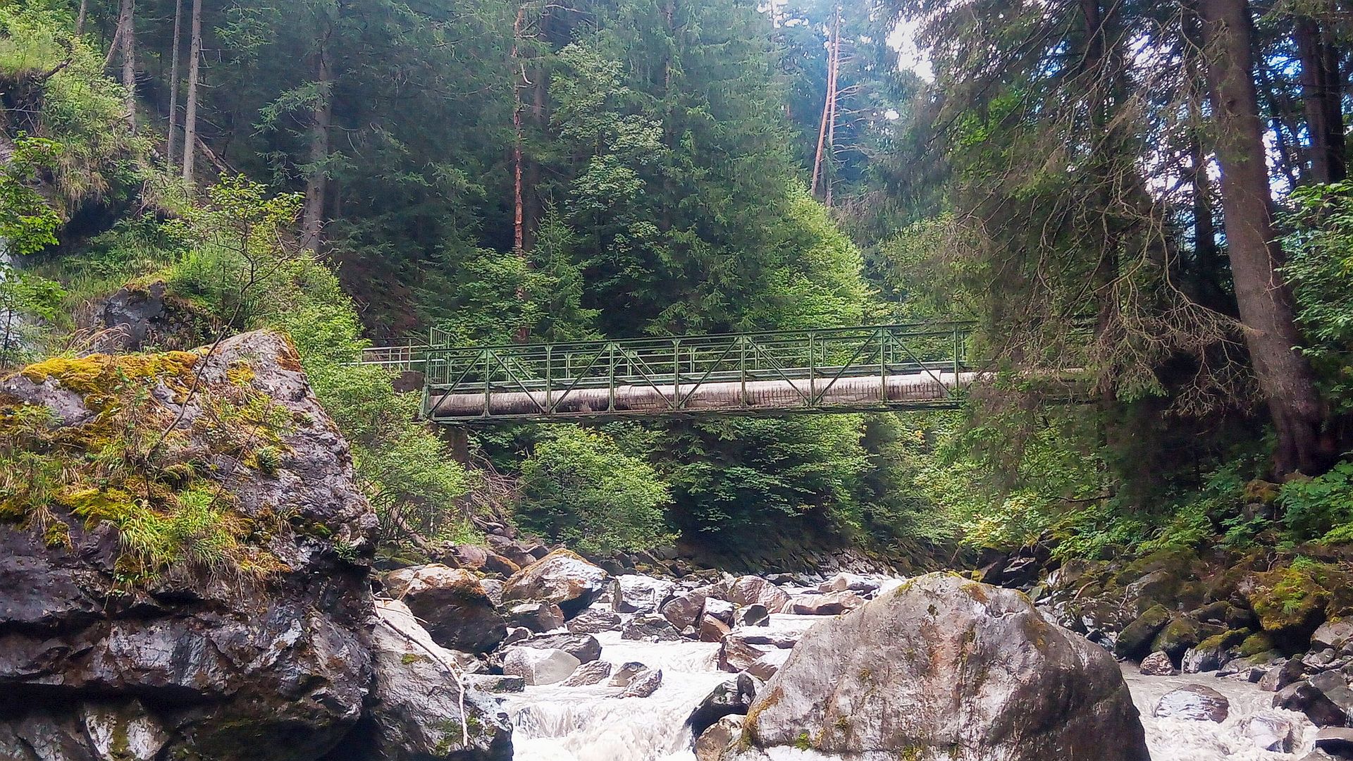 Kajak, Fluss Sill, Abschnitt Mühlbachl - Europabrücke (Mittlere Sill)