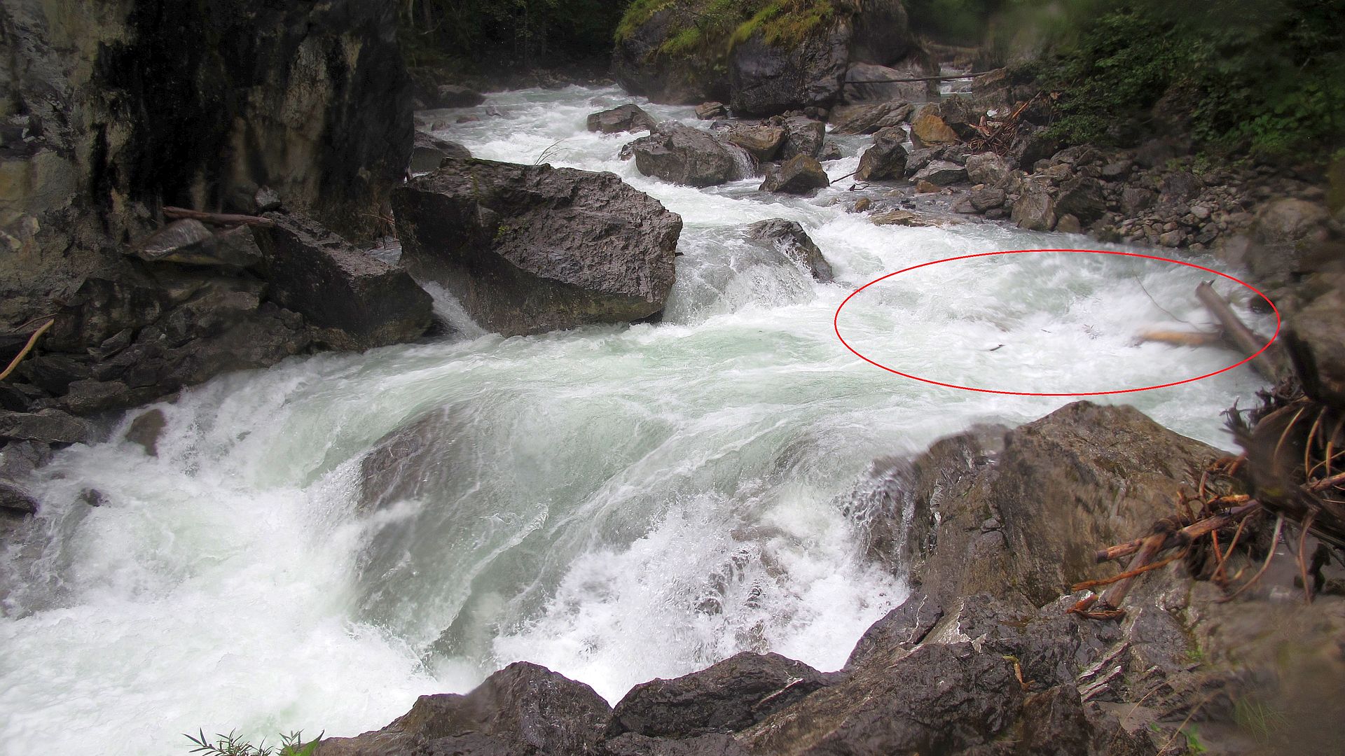 Kajak, Fluss Lutzbach, Abschnitt Matonabach - Garsella (Standardstrecke)