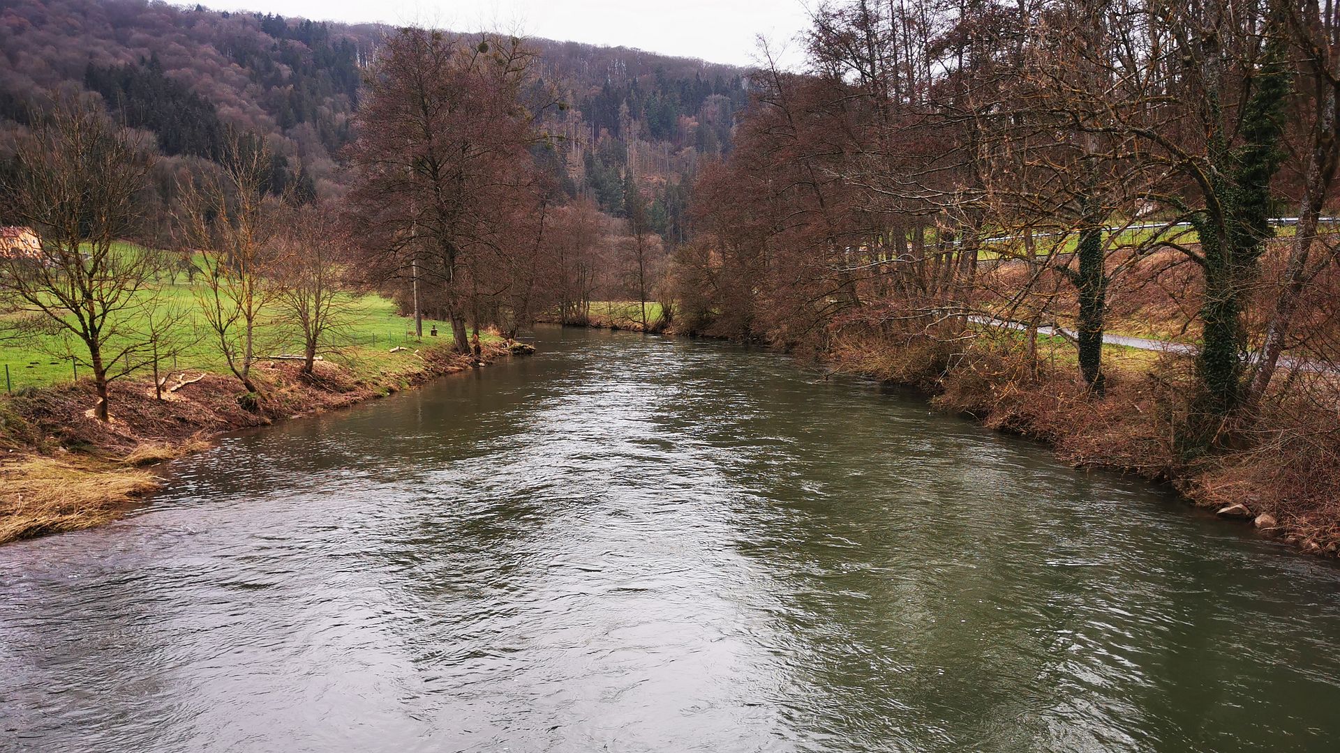 Kajak, Fluss Fränkische Saale, Abschnitt Hammelburg - Gemünden