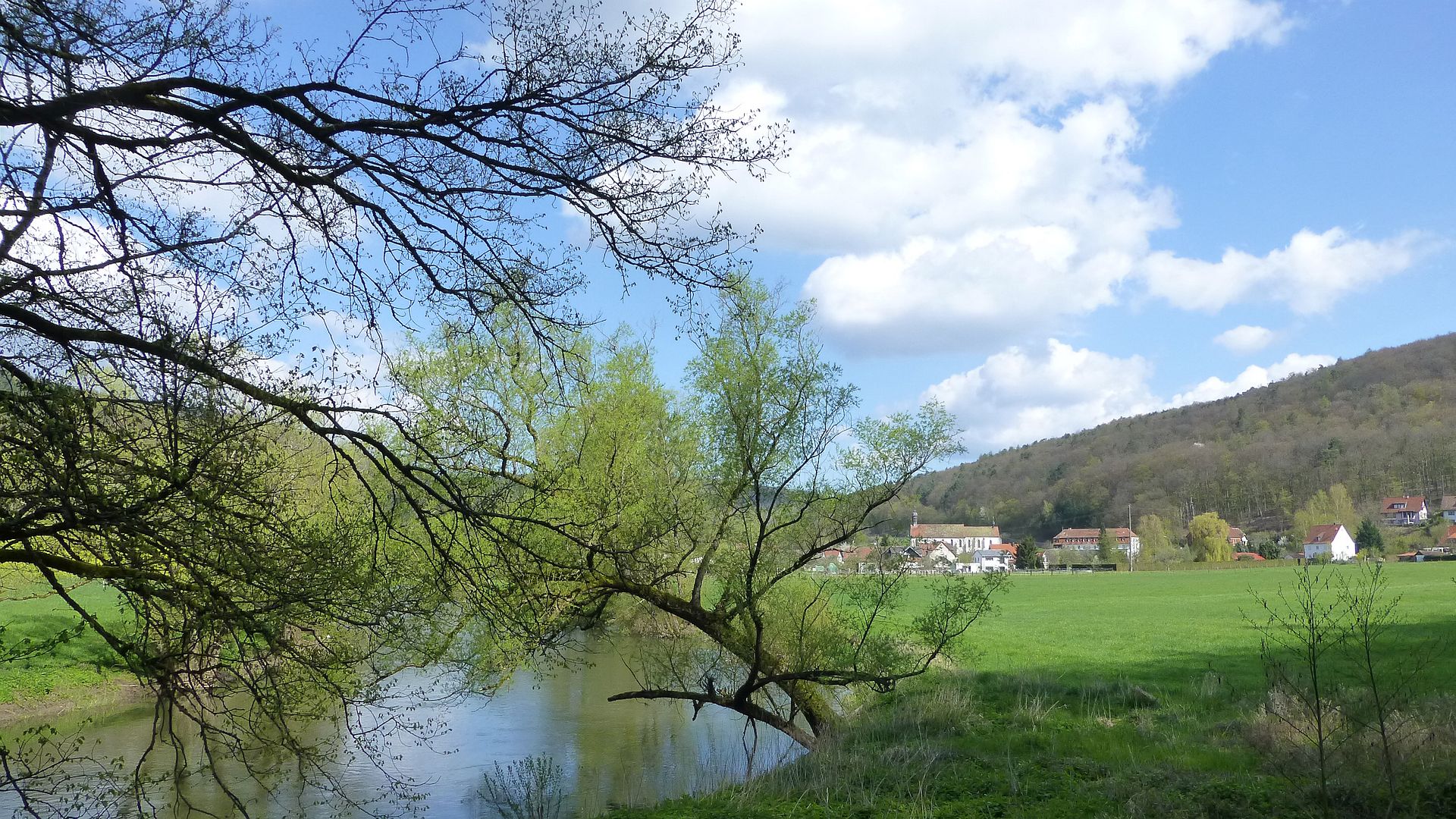 Kajak, Fluss Fränkische Saale, Abschnitt Hammelburg - Gemünden