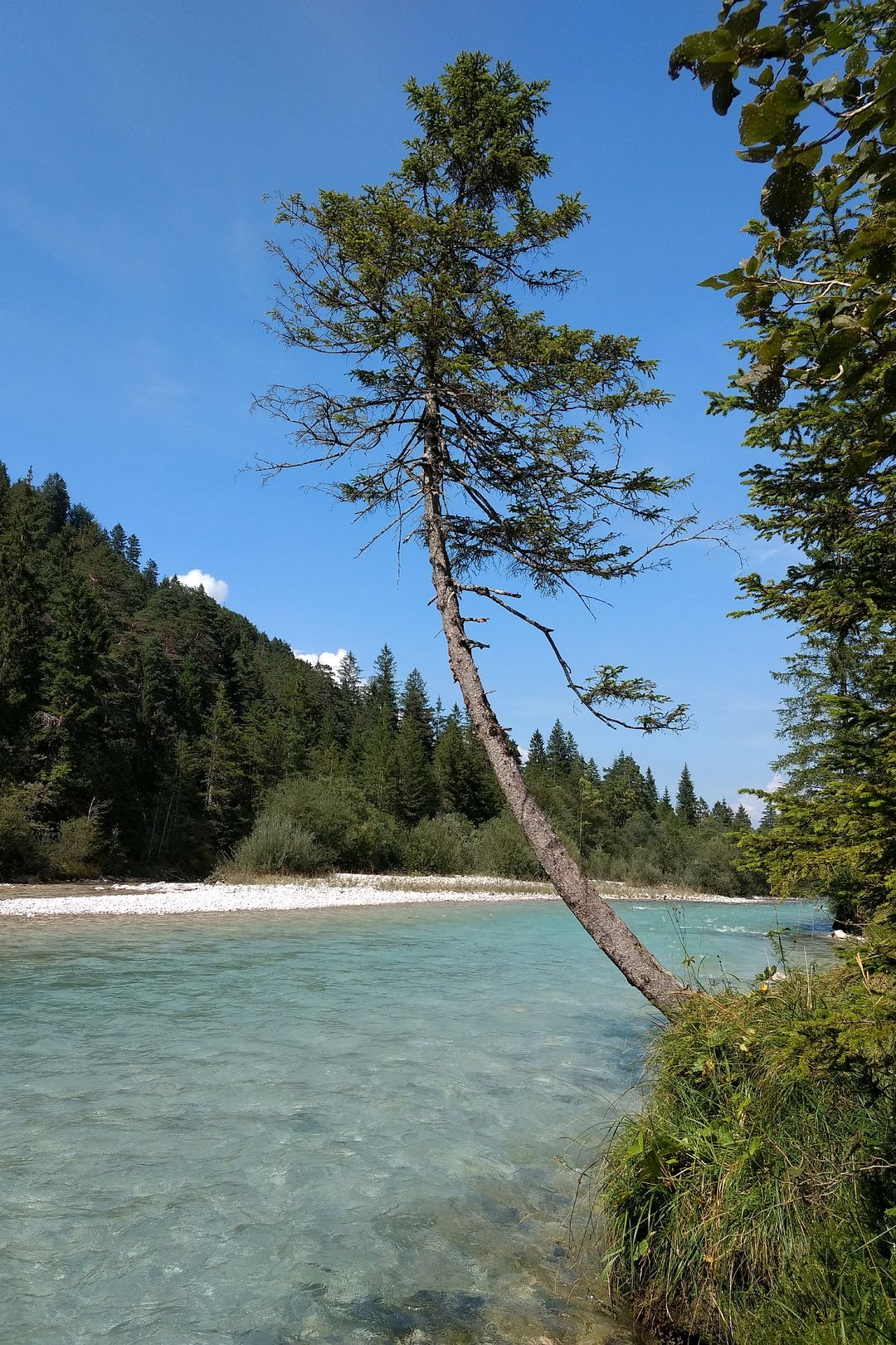 Kajak, Fluss Isar, Abschnitt Scharnitz - Krün