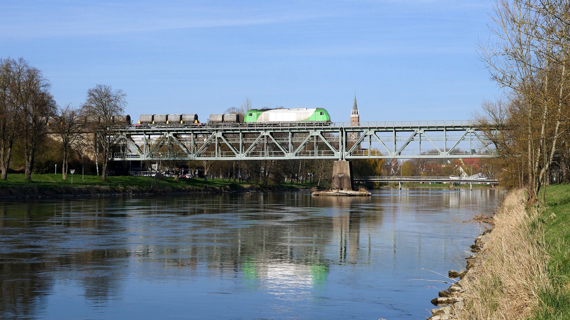 Kajak, Fluss Isar, Abschnitt Moosburg - Landshut