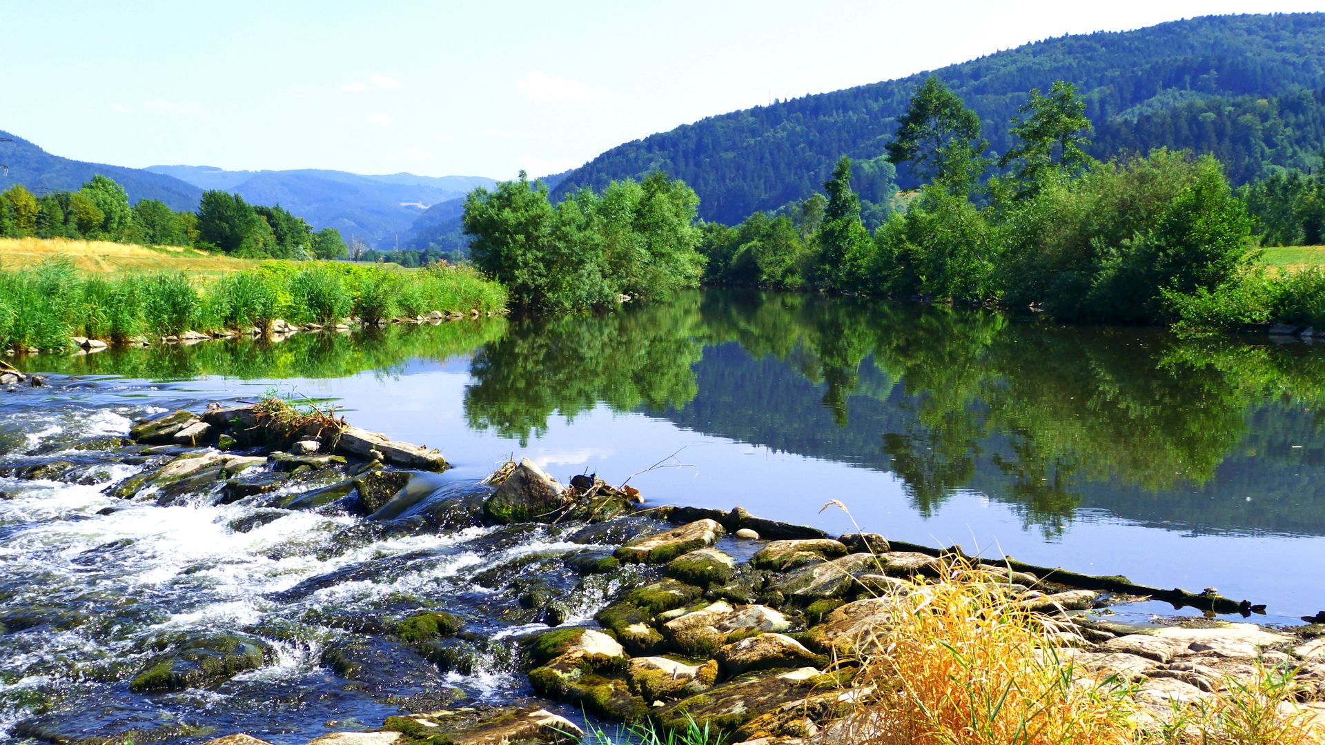 Kajak, Fluss Kinzig (Rhein), Abschnitt Hausach - Gengenbach (Mittlere Kinzig)