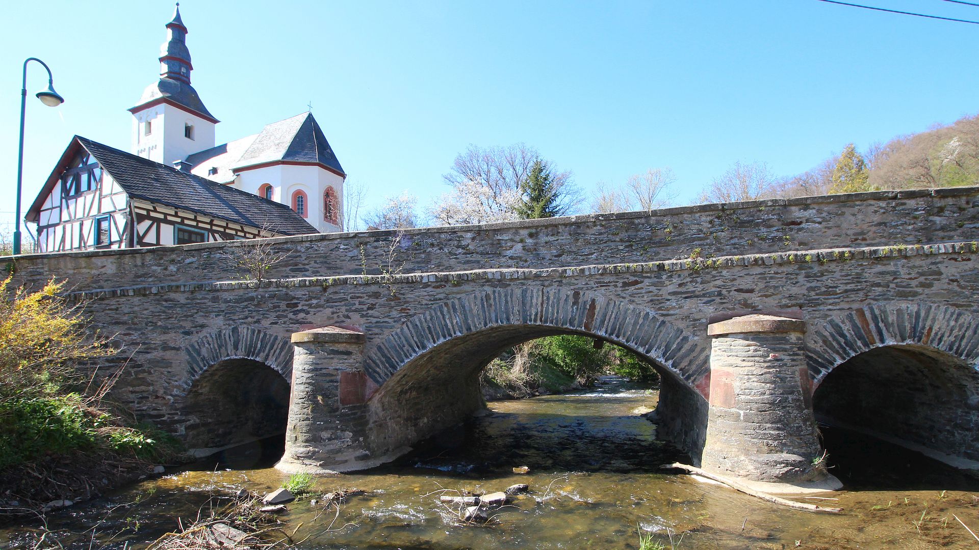 Kajak, Fluss Mühlbach, Abschnitt Marienfels - Bergnassau