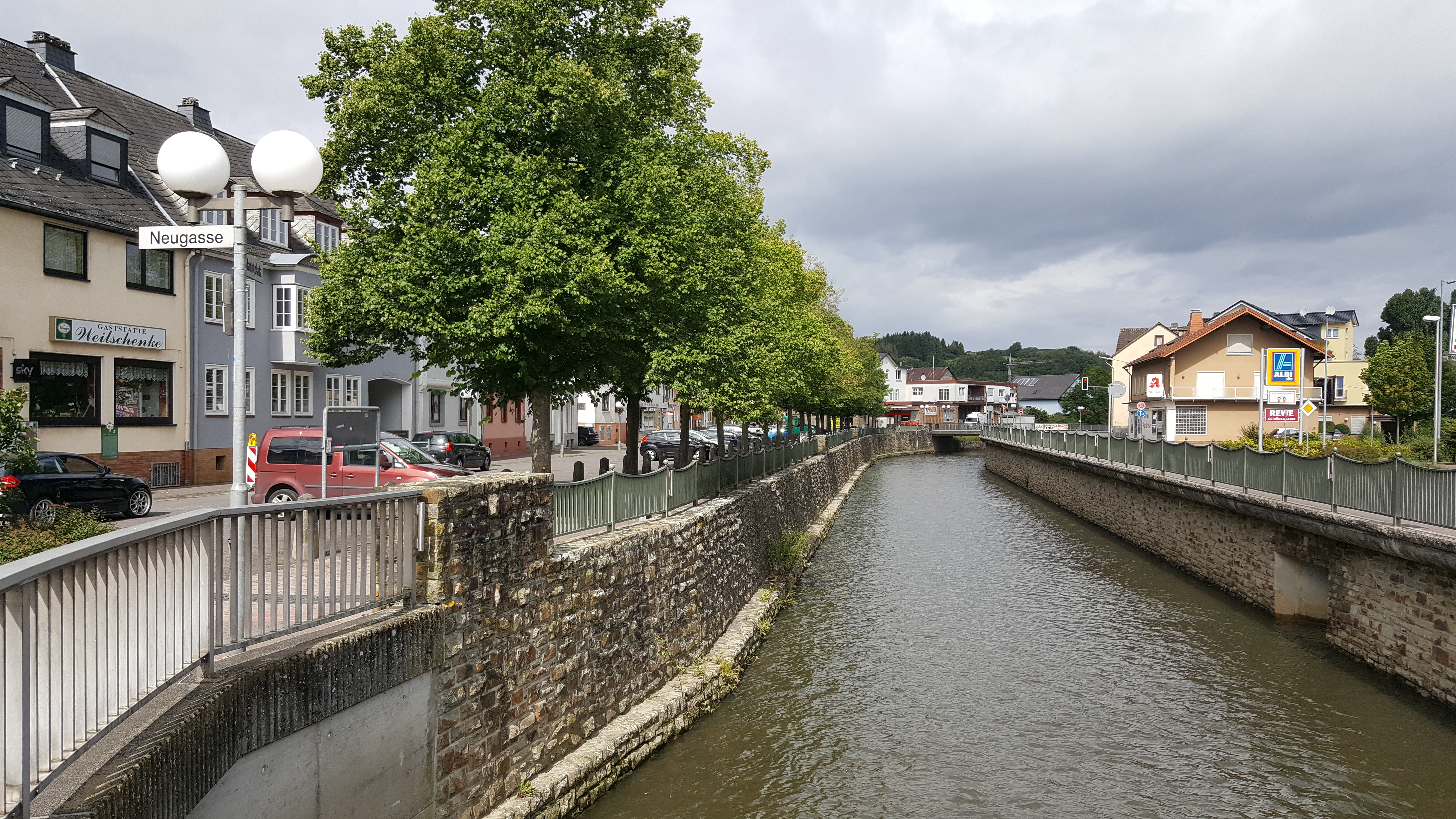 Kajak, Fluss Weil, Abschnitt Weilmünster - Mündung