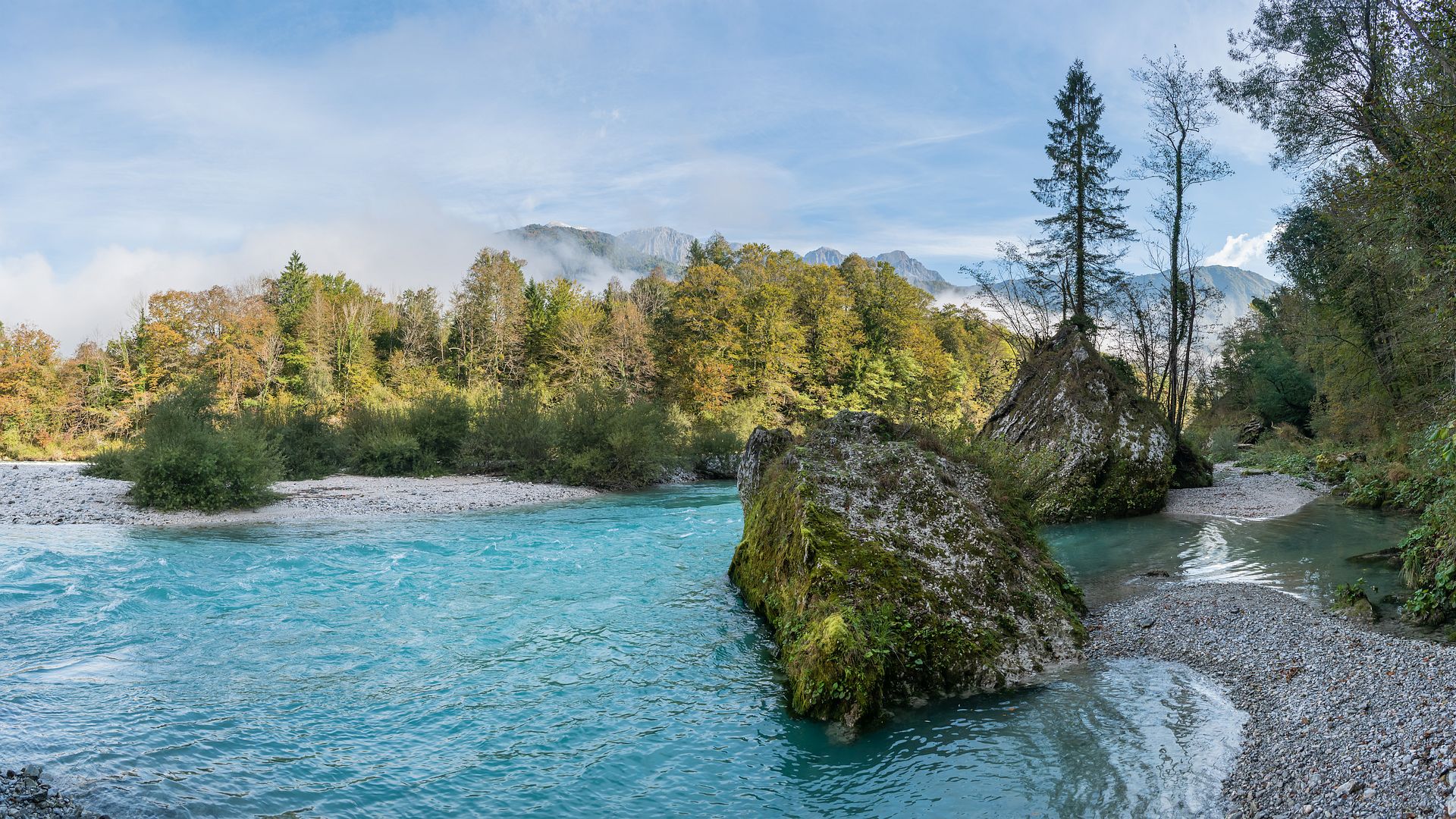 Kajak, Fluss Soča, Abschnitt Kobarid - Tolmin