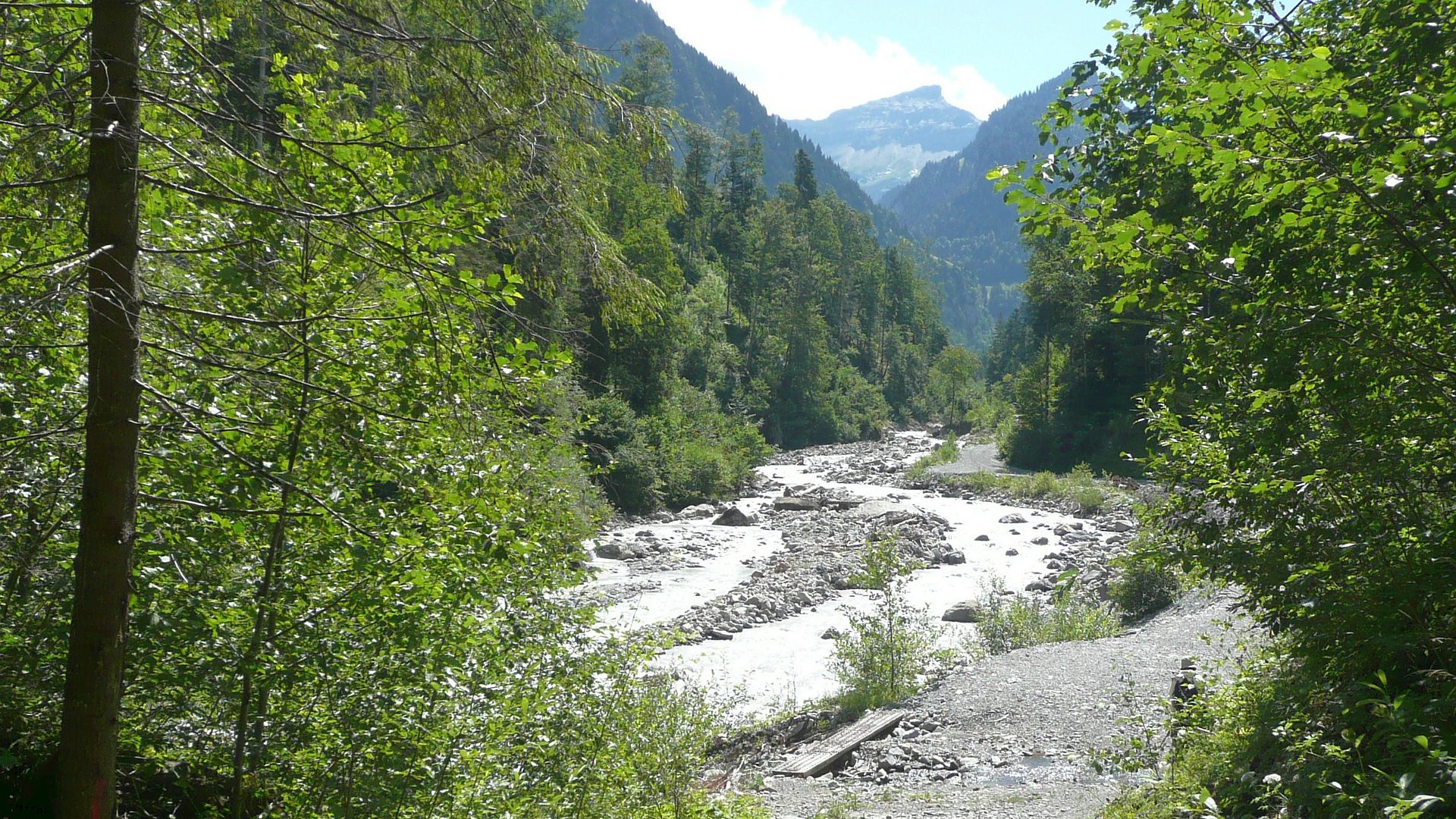 Kajak, Fluss Chiene (Kiene), Abschnitt Kiental - Kien