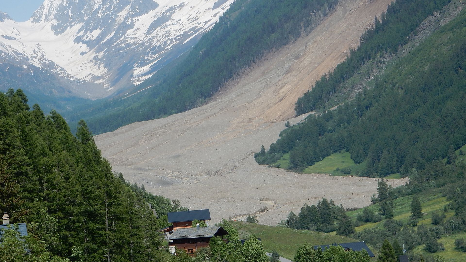 Kajak, Fluss Lonza, Abschnitt Kühmatt - Stausee Ferden