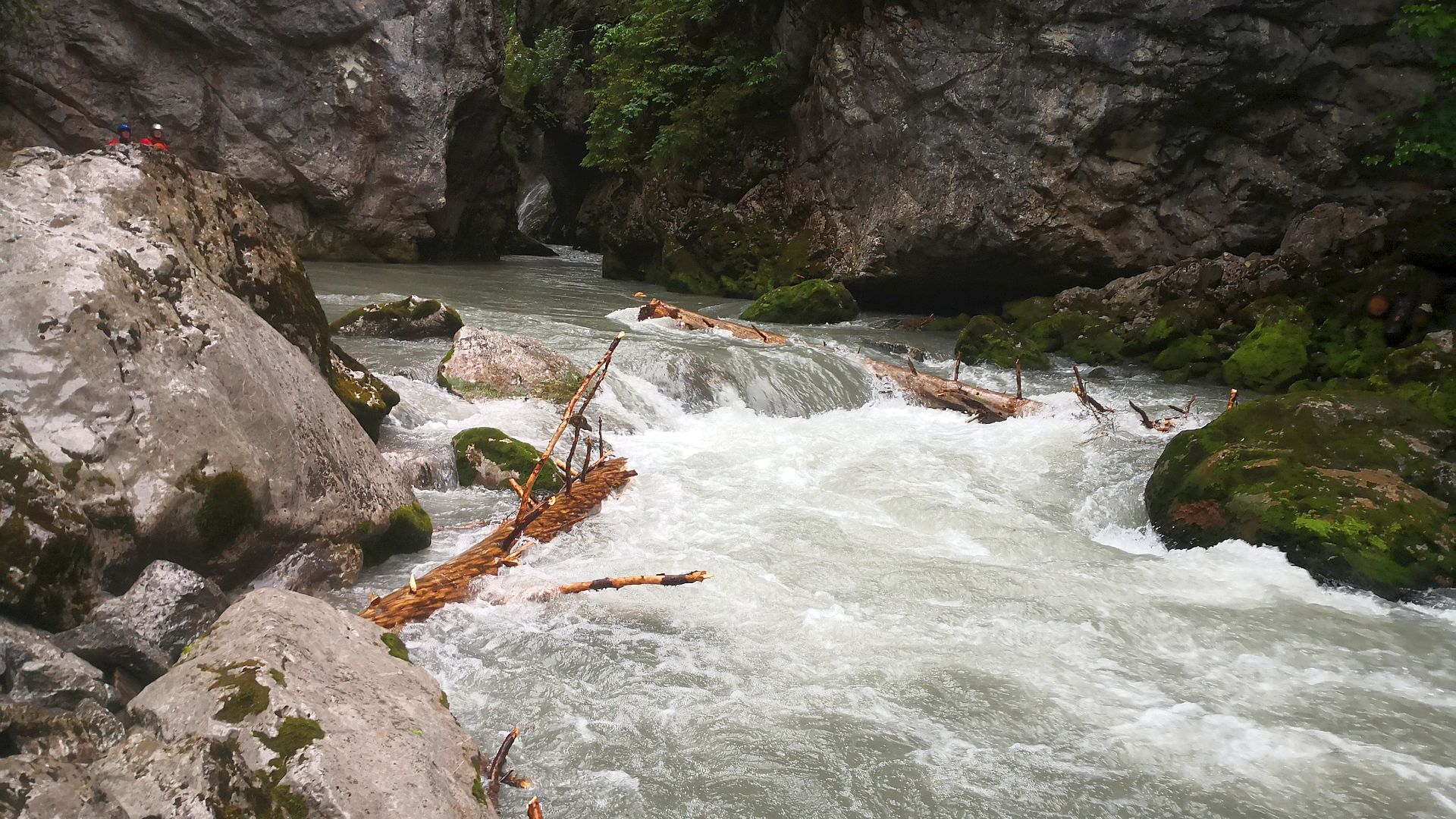 Kajak, Fluss Saane (Sarine), Abschnitt Saanen - Rossinière