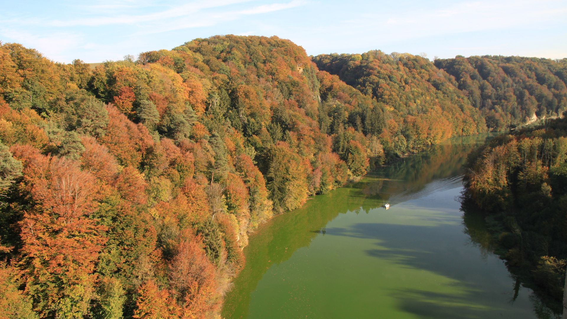 Kajak, Fluss Saane (Sarine), Abschnitt Schiffenenstausee