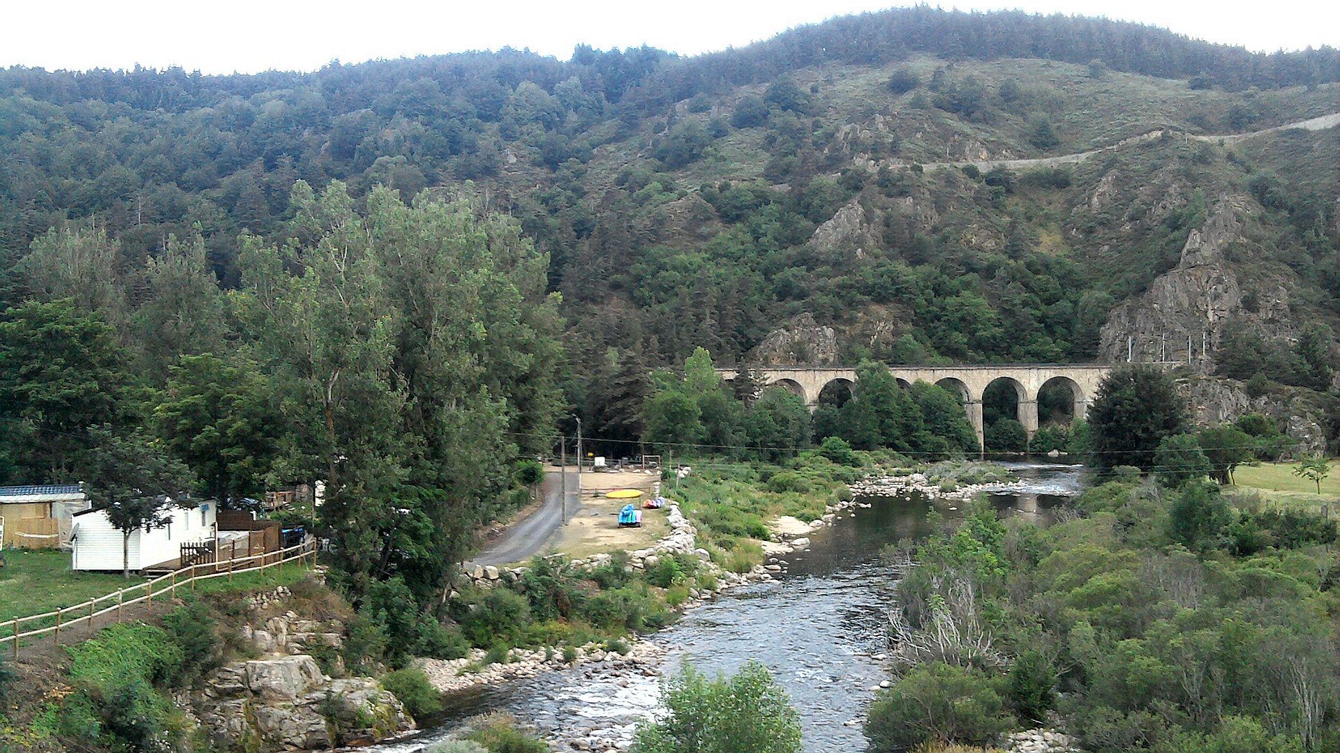 Kajak, Fluss Allier, Abschnitt Chapeauroux - Pont d