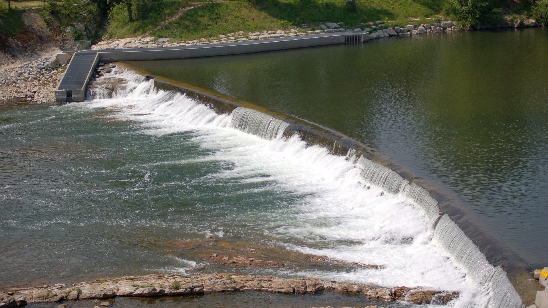 Kajak, Fluss Ardèche, Abschnitt La Dique - Vallon