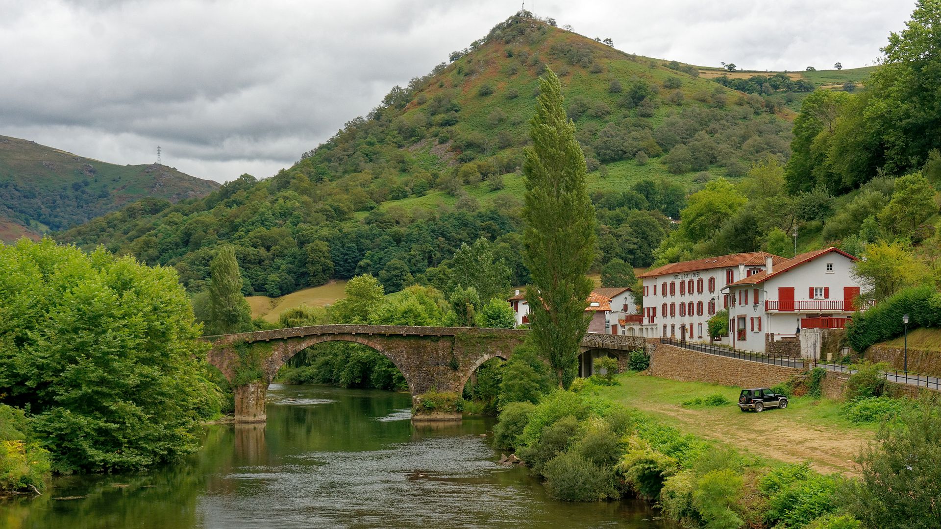 Kajak, Fluss Nive, Abschnitt Ossès - Bidarray