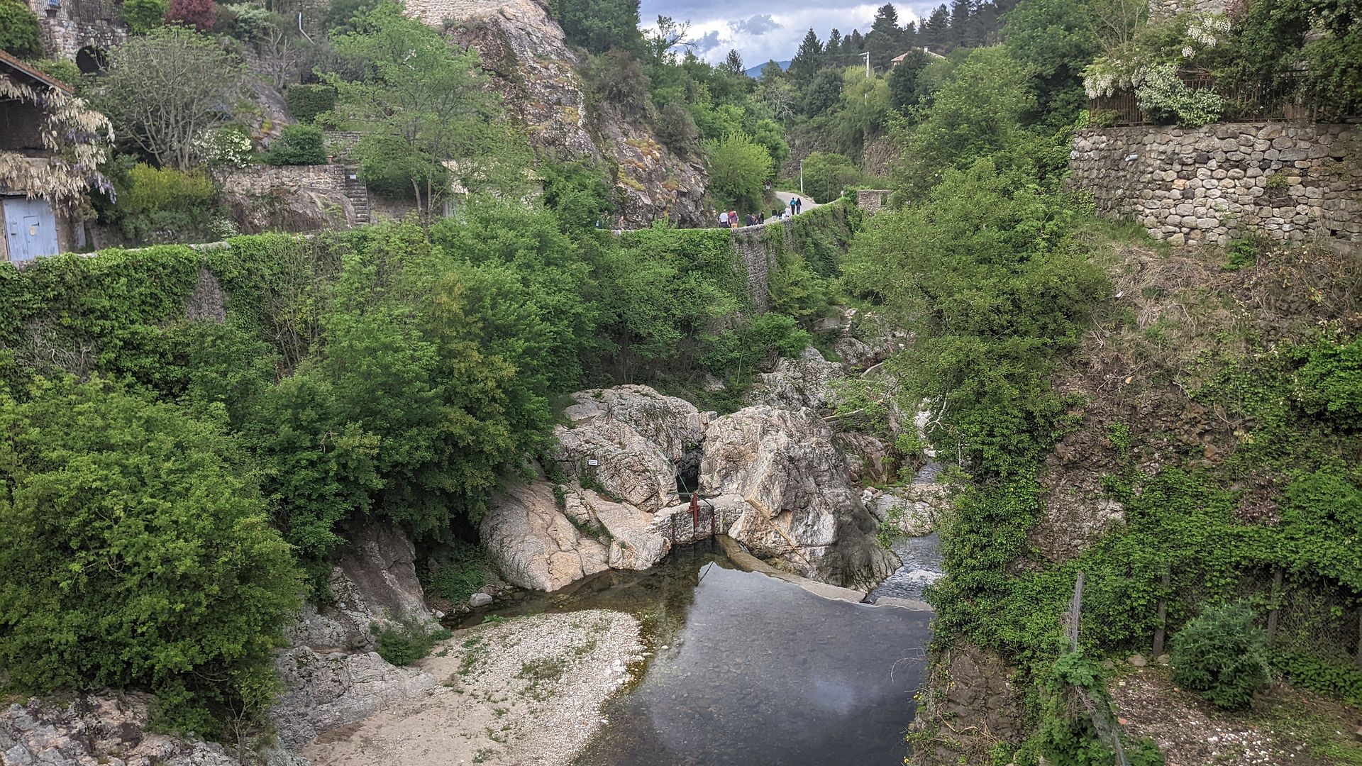 Kajak, Fluss Lignon, Abschnitt La Souche - Ardeche