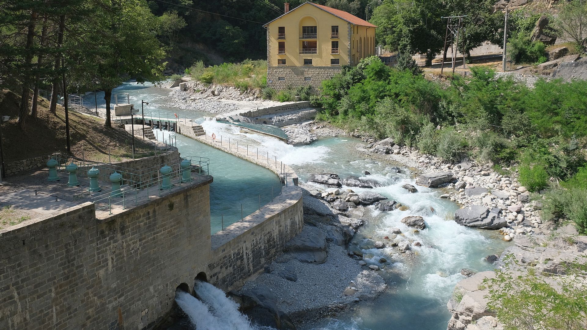 Kajak, Fluss Vésubie, Abschnitt St. Jean - Pont du Cros (Standardstrecke)