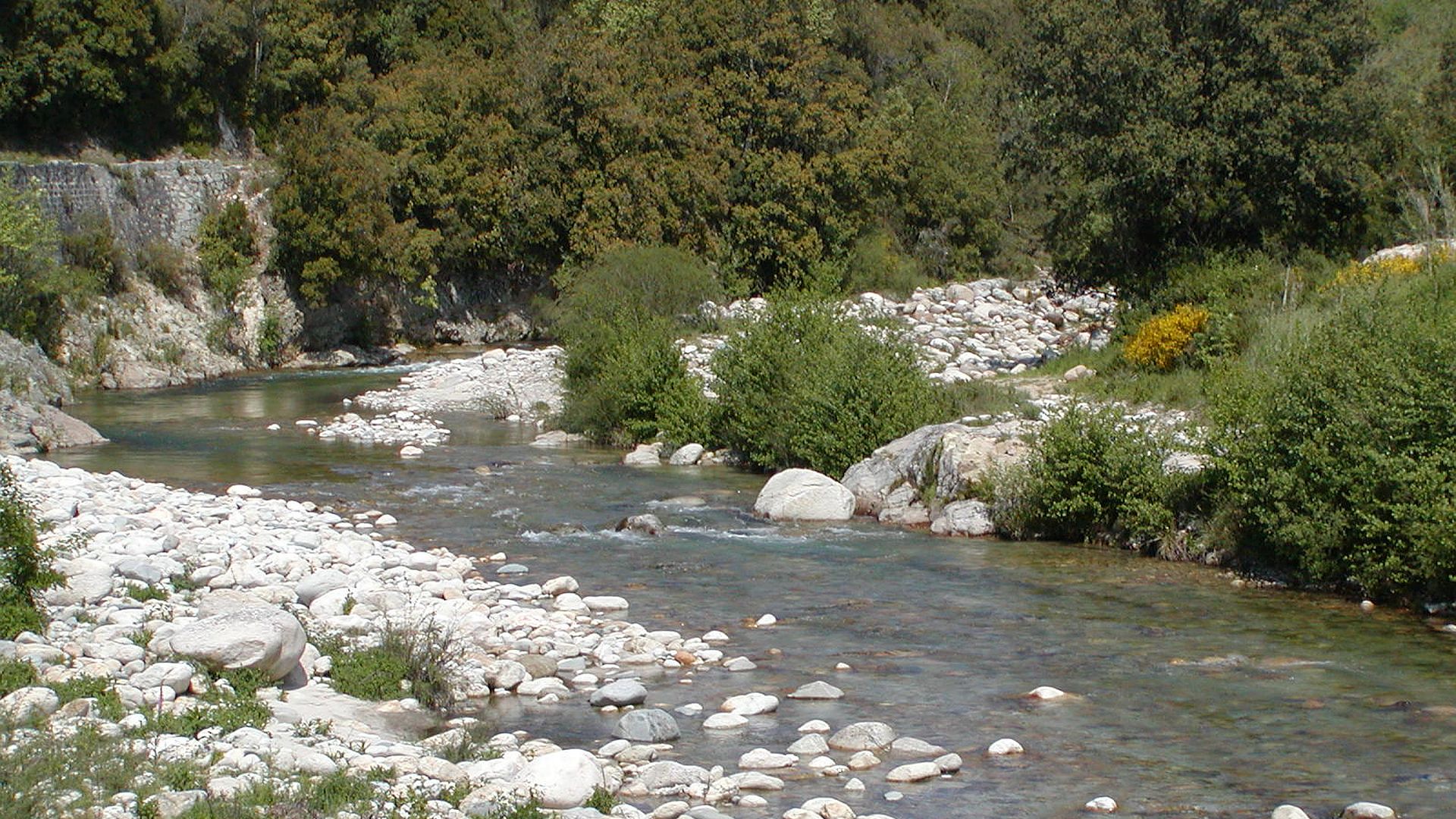 Kajak, Fluss Gravona, Abschnitt Ucciani - Canale (Obere Gravona)