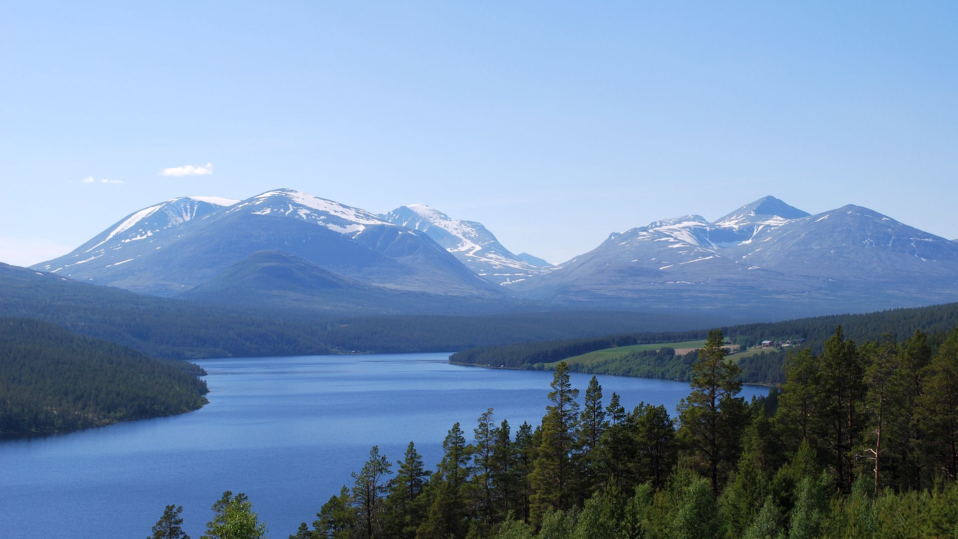 Kajak, Fluss Atna, Abschnitt Atnbrua - Mogrenda (Mittellauf)
