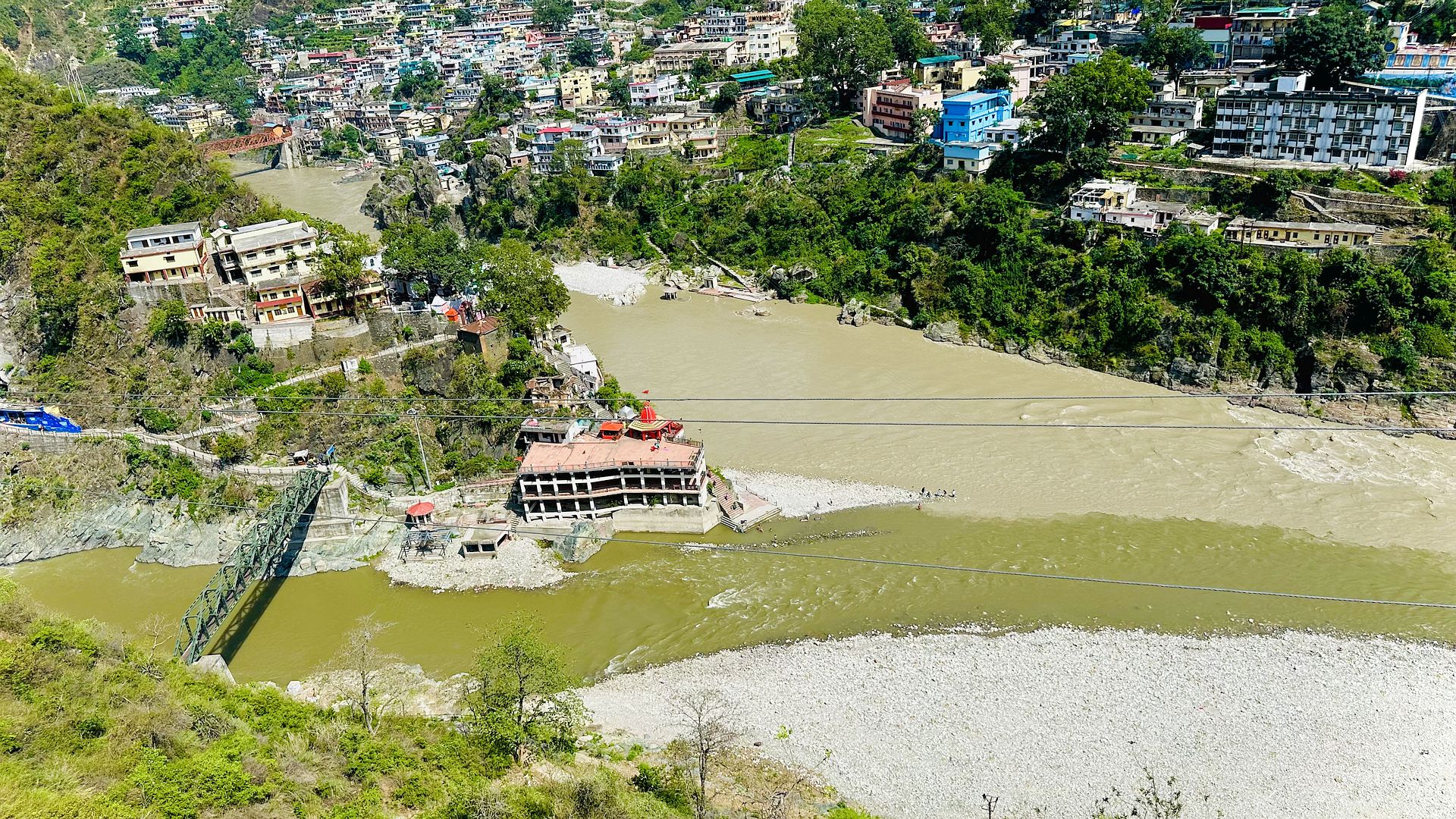 Kajak, Fluss Alaknanda, Abschnitt River Lodge - Rudraprayag