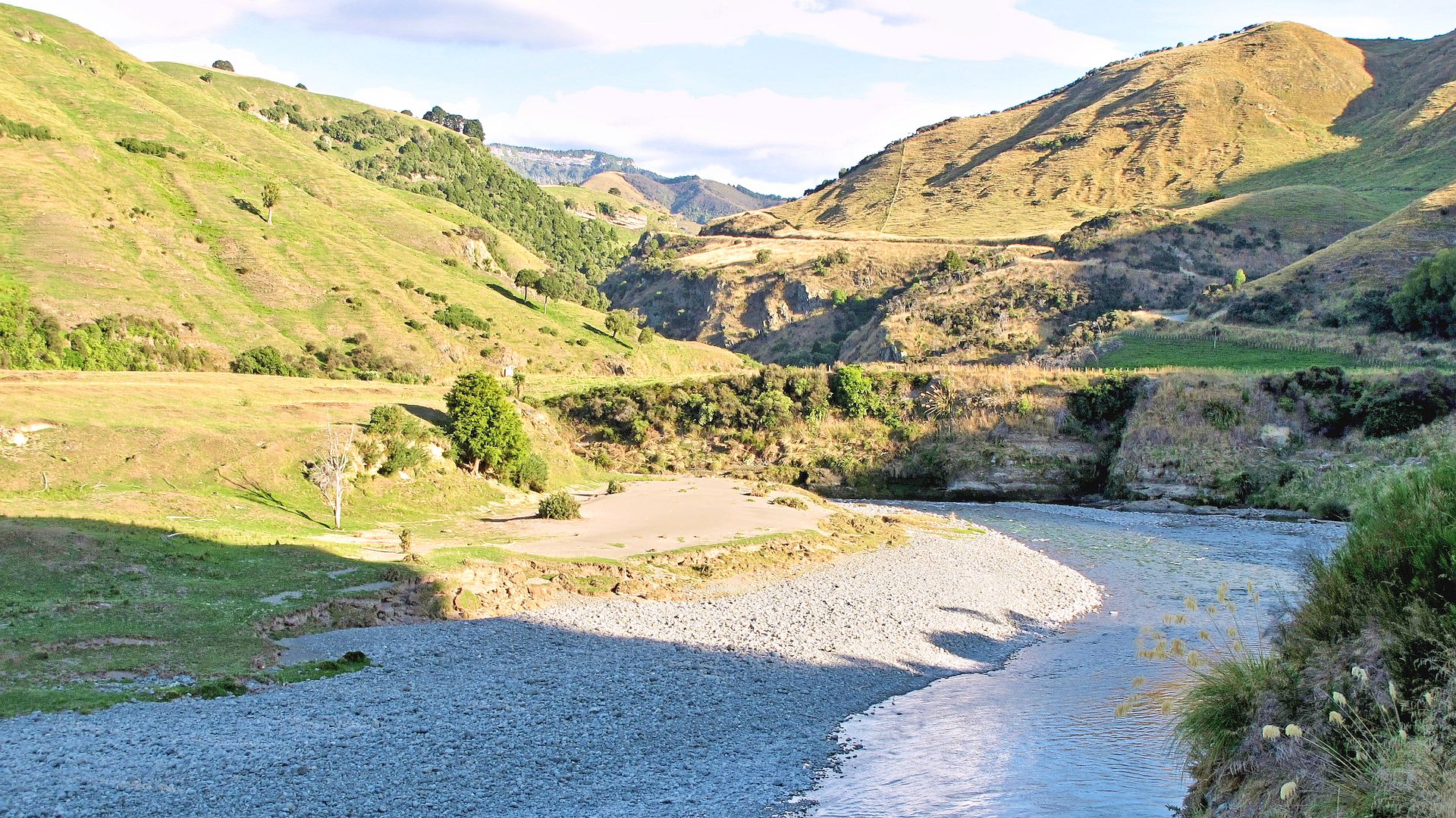Kajak, Fluss Rangitikei, Abschnitt Mangaohane Bridge - River Valley (Schlucht) nach der Mangaohane Bridge 