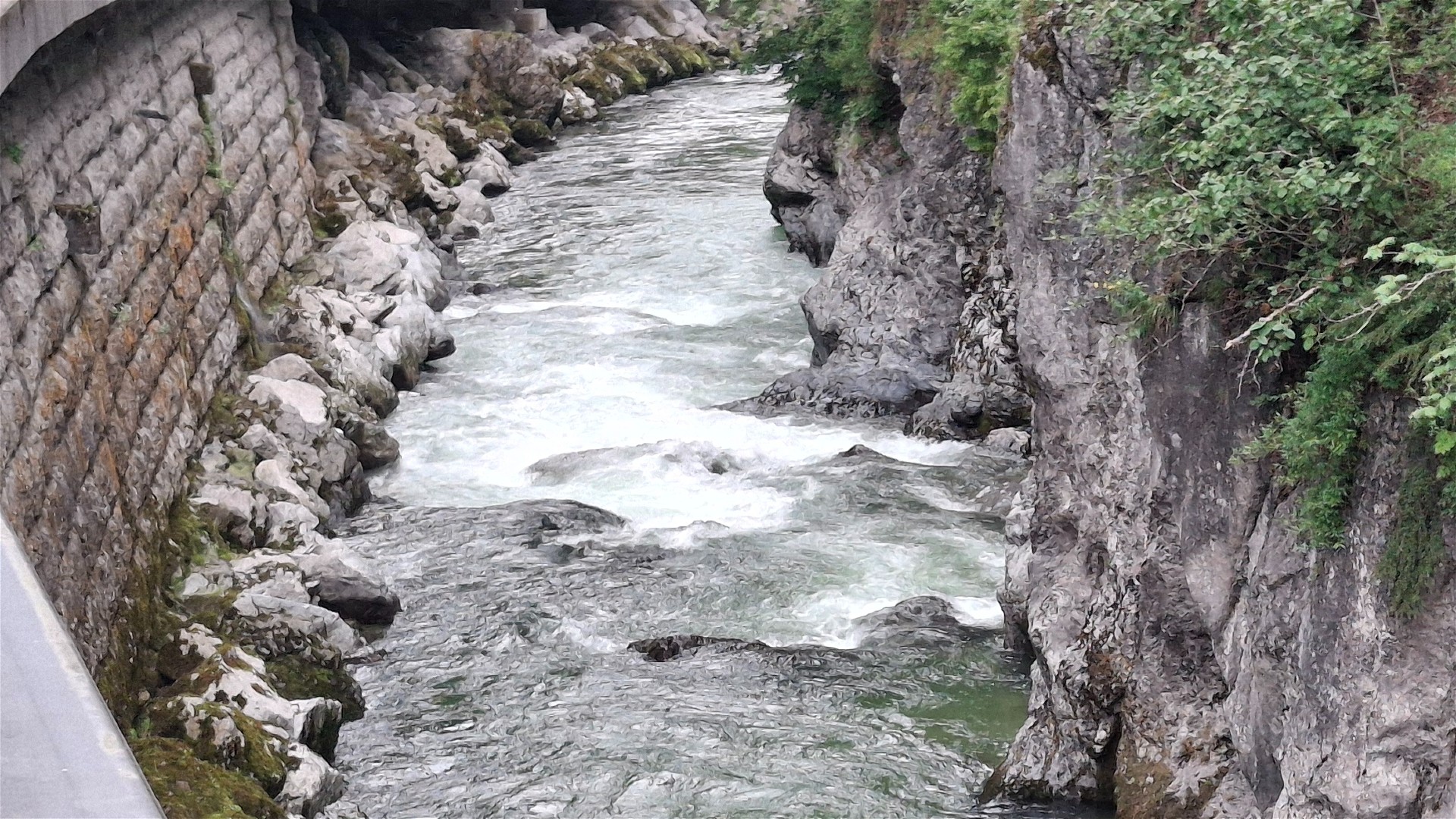 Kajak, Fluss Lammer, Abschnitt Voglauerschlucht Voglauerschlucht 