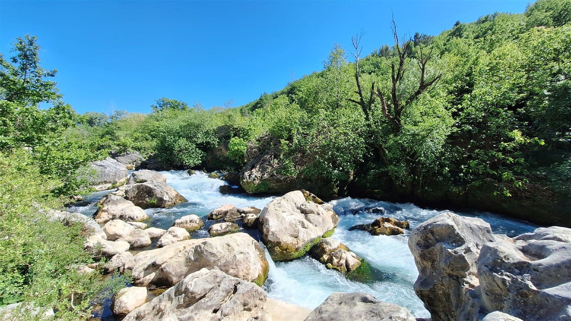 Kajak, Fluss Cetina, Abschnitt Slime - Radmanove Mlinice (Untere) Katarakt 