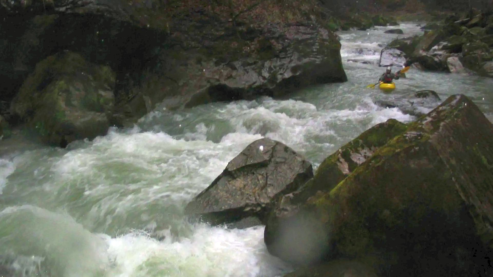 Kajak, Fluss Sitter, Abschnitt Haslen - St. Gallen (Untere Sitterschlucht) Anfahrt zur Rotbachstufe 