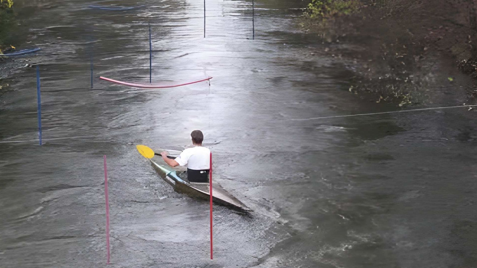 Kajak, Fluss Mur, Abschnitt Mühlgang - Slalomstrecke Slalomstrecke am Mühlgang 