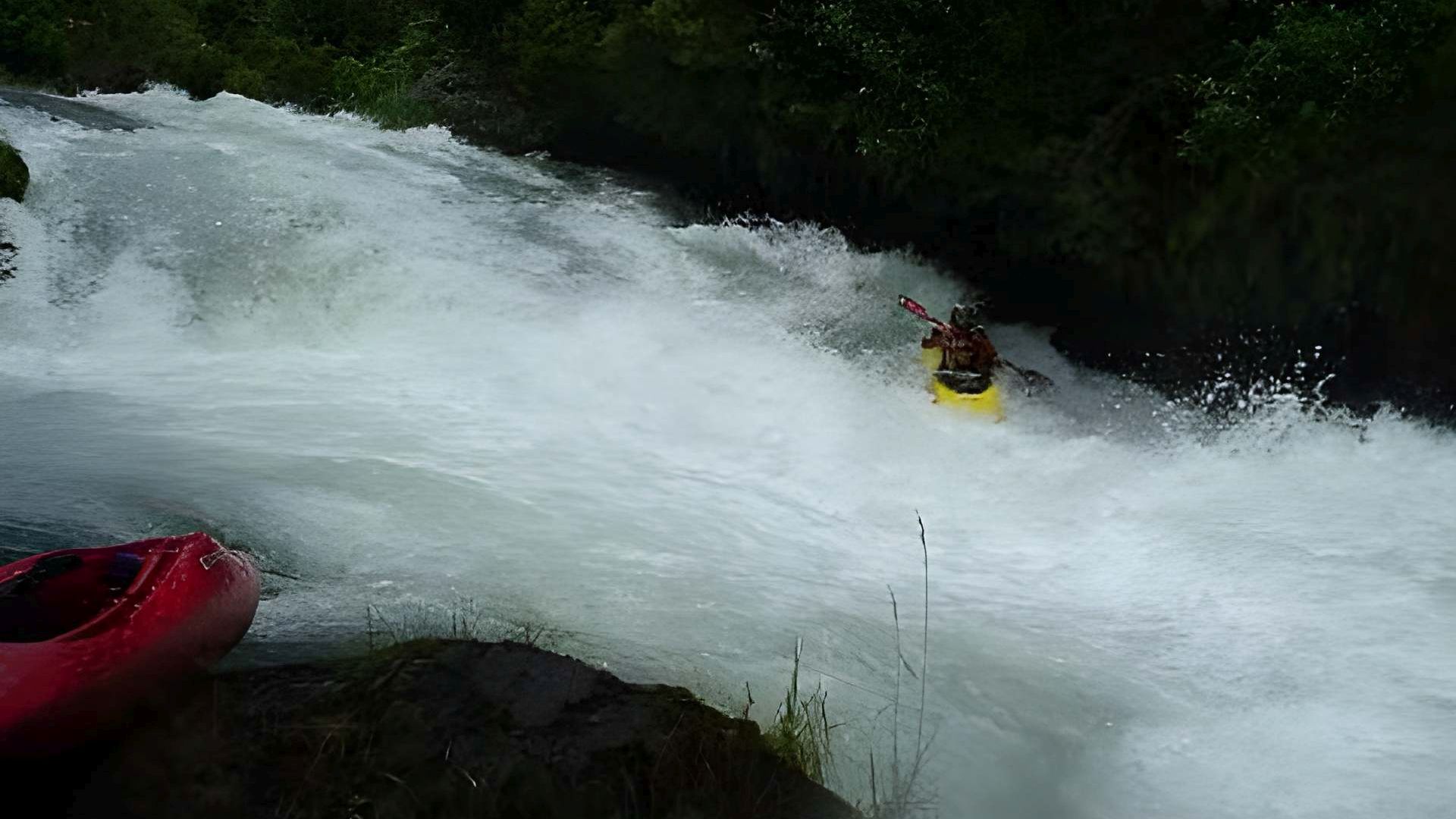 Kajak, Fluss Rangitaiki, Abschnitt Jeff