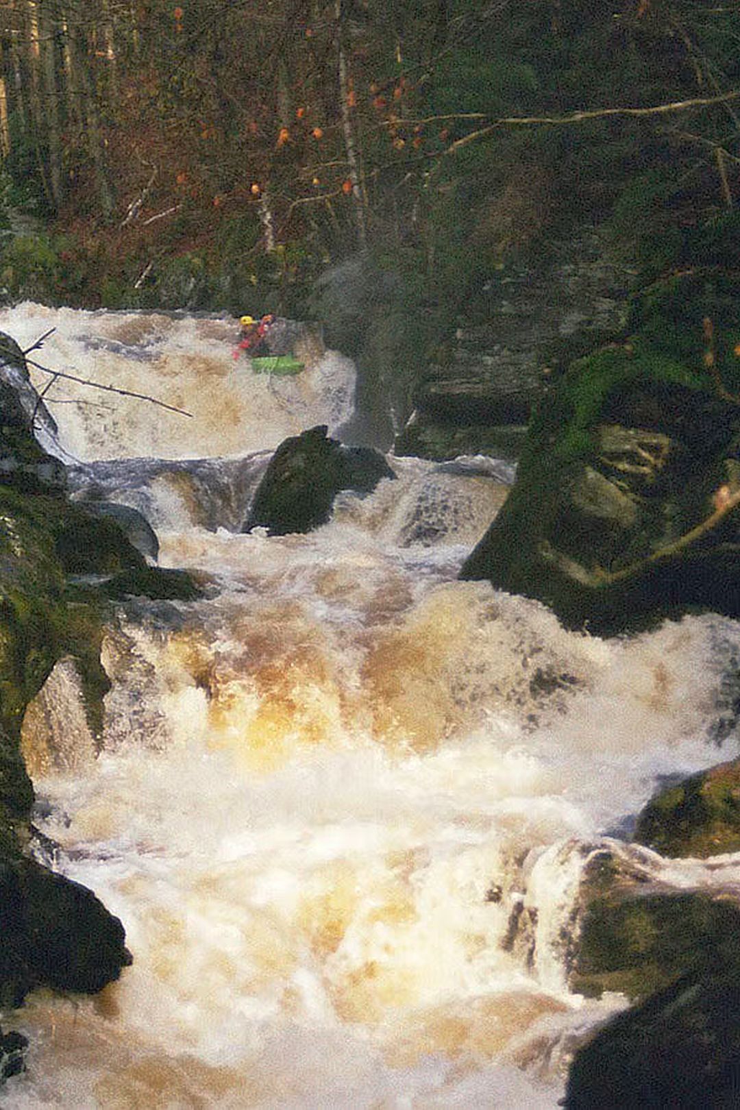 Kajak, Fluss Große Ohe, Abschnitt Steinklamm erste Stufe 