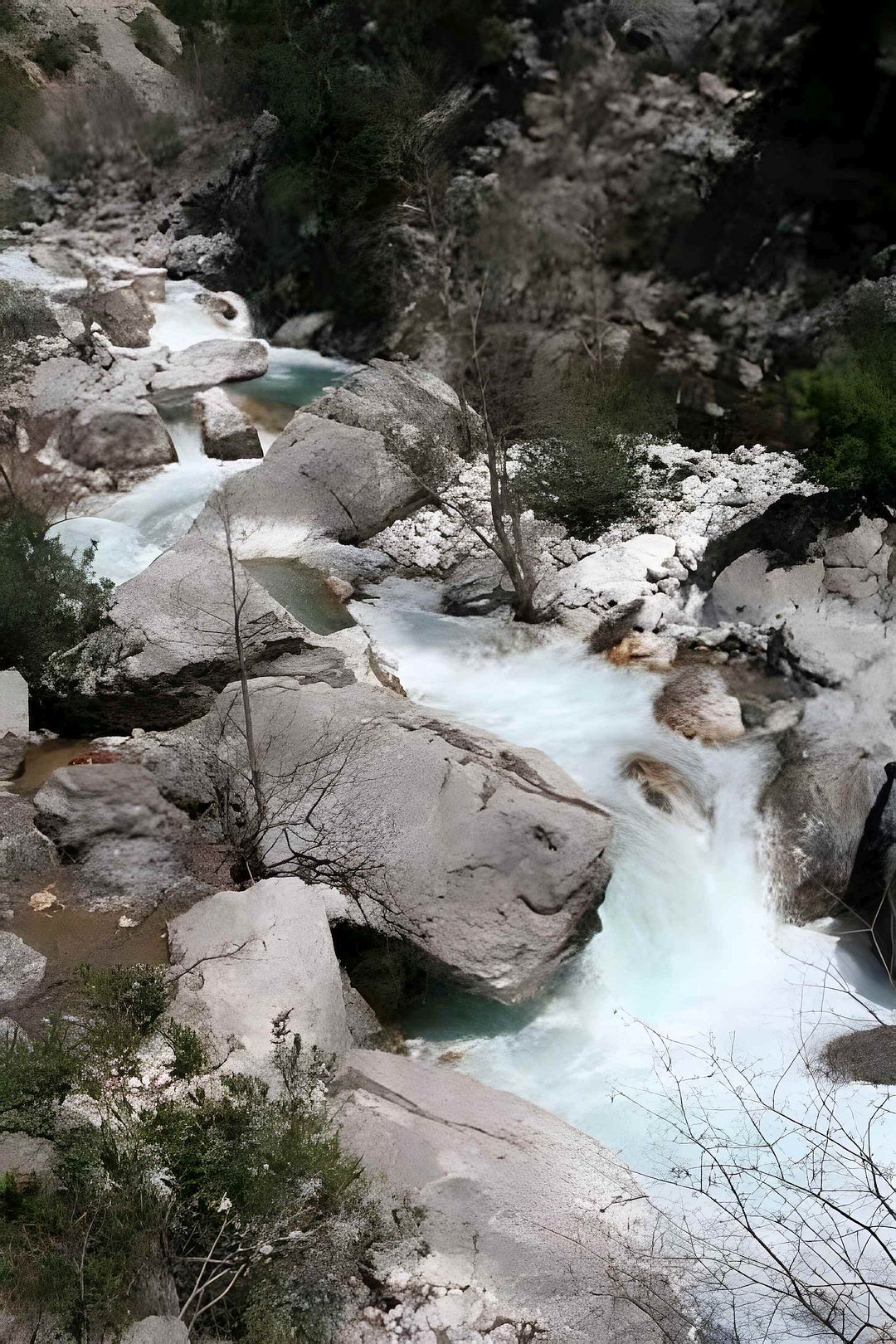 Kajak, Fluss Dim, Abschnitt Alacami - Niagara Picknick (Oberster Dim) die Kernstelle in der Schlucht WW V+ 