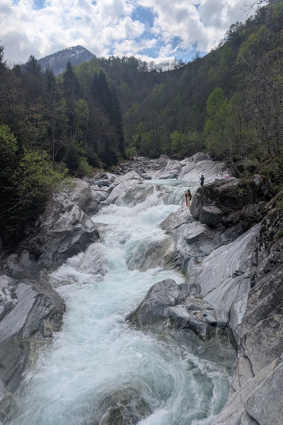 Kajak, Fluss Rovana, Abschnitt Piano di Campo - Collinasca (Standardstrecke)